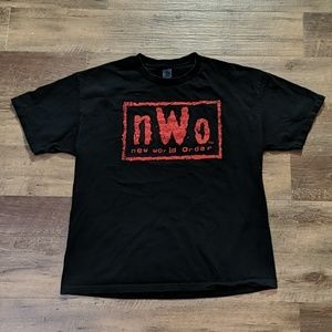 WWE nWo Wolfpac Black & Red T-shirt